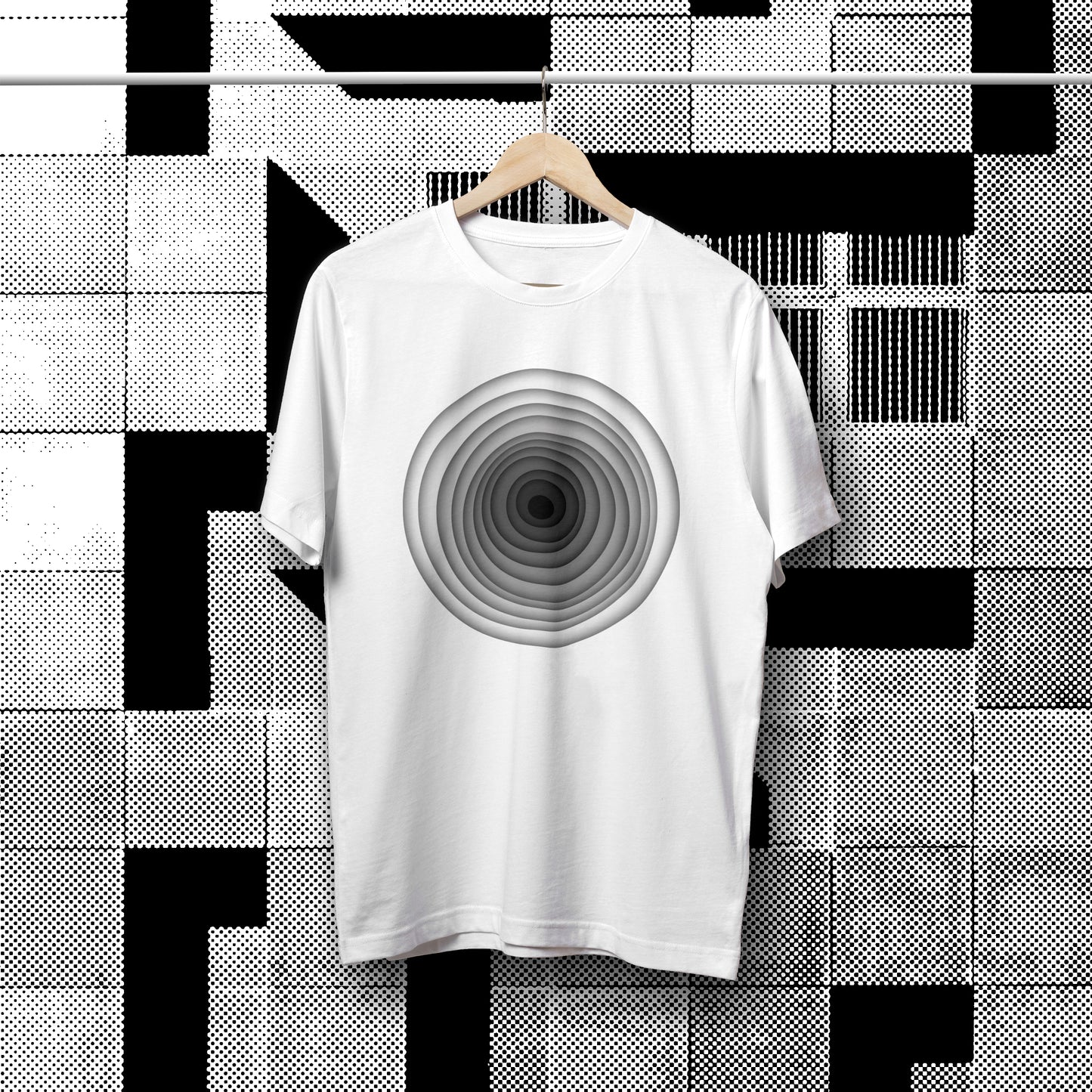 GeoMetric Tee - Eccentric Circles