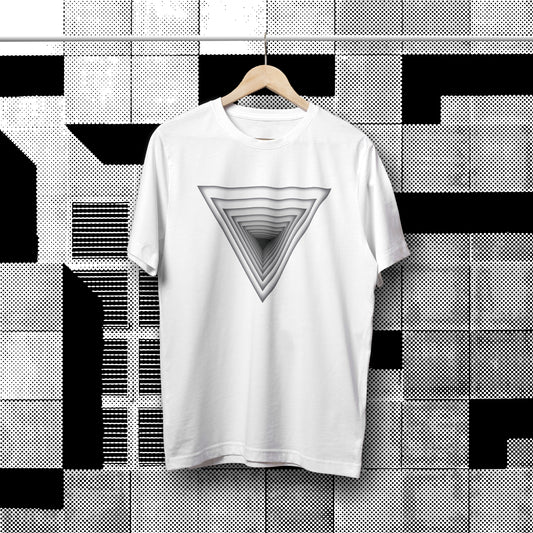 GeoMetric Tee - Concentric Triangles
