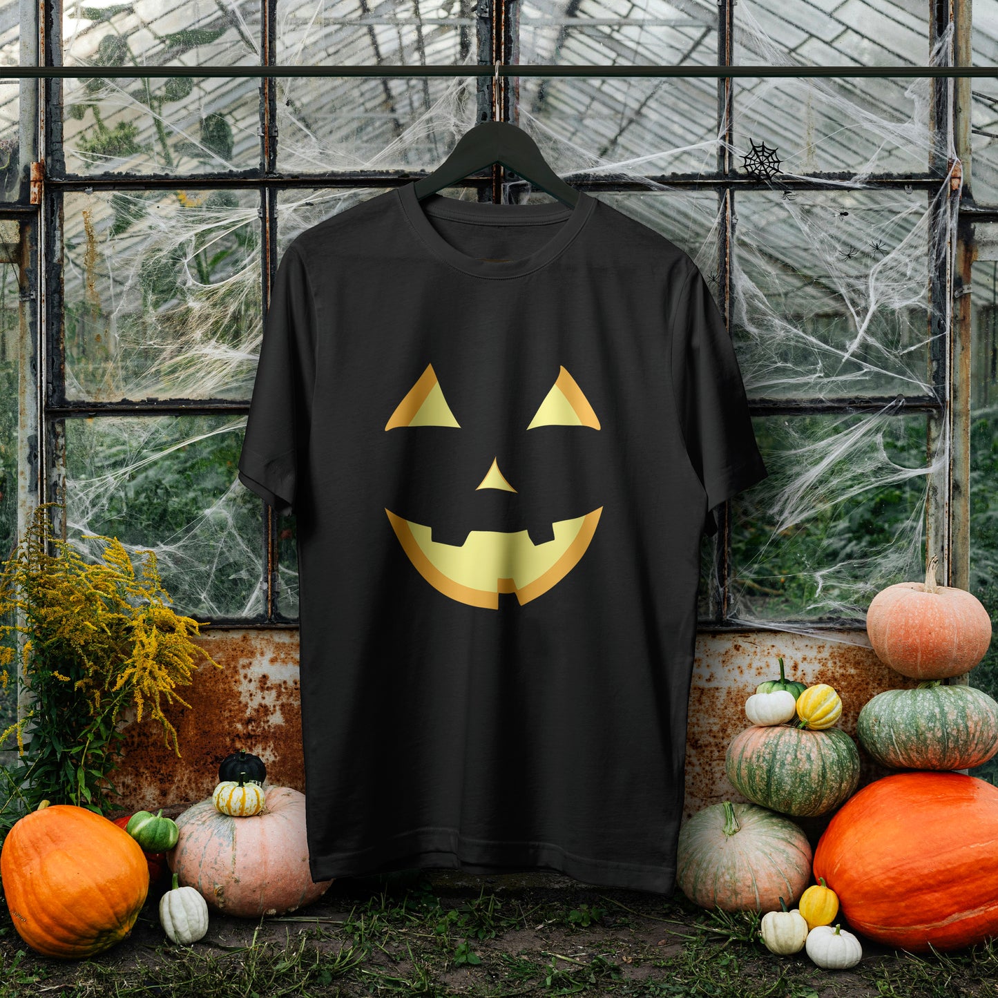 Halloween Tee - Black Jack O' Lantern